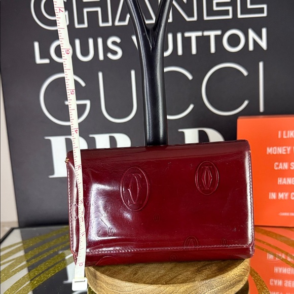 Cartier Red Leather Wallet - Picture 4 of 10